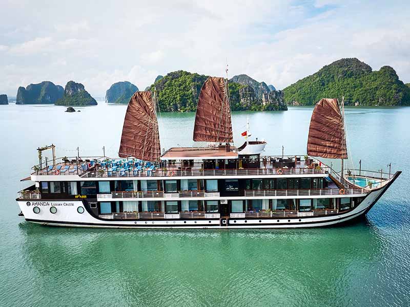 Amanda Luxury Lanha Cruise - 3 Days 2 Nights - Halong Bay & Lan Ha Bay