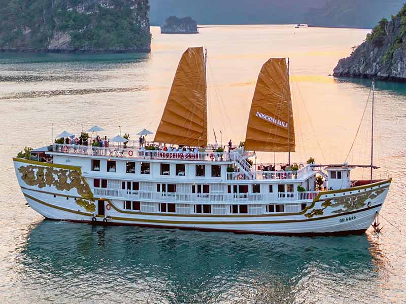 Indochina Sails Cruise -  2 Days 1 Night - Halong Bay